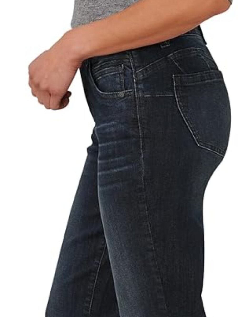 Democracy Women's Petite Ab Solution Straight Leg Jeans - 14P NWT - Picture 3 of 8
